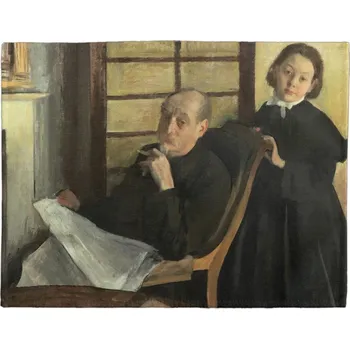 prostírání Prostírání na stůl Henri Degas a jeho neteř Lucie Degas Edgar Degas