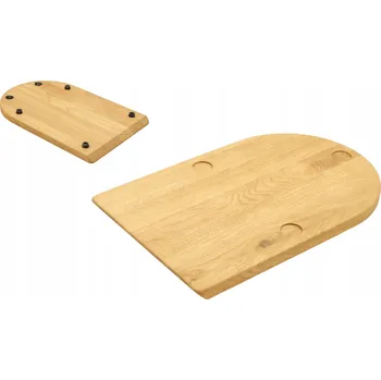 Kuchyňské prkénko Dřevěná dubová deska 40,5 cm x 26 cm x 3 cm