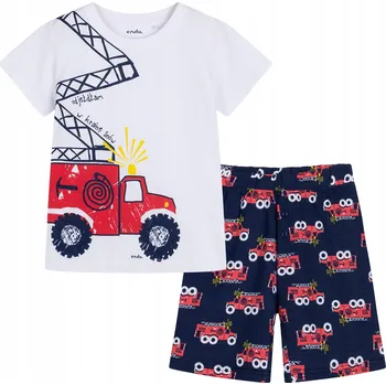 Chlapecké pyžamo Dětské pyžamo chlapecké bavlněné 116 hasičské auto Endo