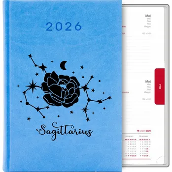 Kalendář Knižní kalendář 2026 A5 modrý