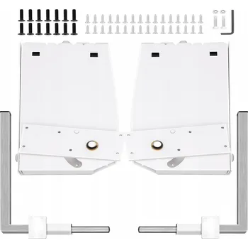 Postel Rám Postele Sada 355x255x20MM Bílý Vertikální Pro postele typu King-Size