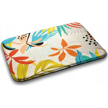 Koupelnová předložka Koupelnová předložka velká XL – Vzor rostliny