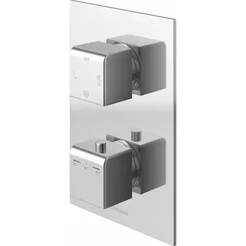 Vodovodní baterie Podomítková vanová baterie Kohlman EXCELENT, stříbrná