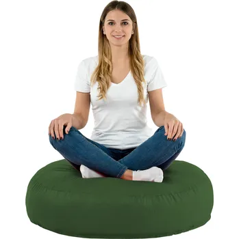 Taburet Zahradní podsedák PARIS TMAVĚ ZELENÝ