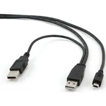 Datový kabel Kabel Gembird USB - microUSB typ B, 0,9 m, černý