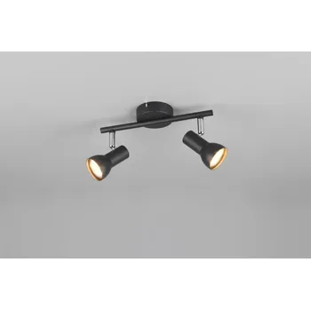 Bodové svítidlo TRIO Reality R81792032 CANTAR stropní bodové svítidlo/spot 2xGU10 černá matná