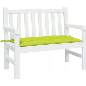 Podsedák POLŠTÁŘ NA LAVICI ZAHRADNÍ SVĚTLE ZELENÁ 100X50X7CM LÁTKA