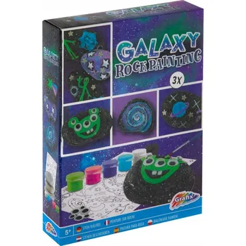 kreativní sada GALAXY MALOVÁNÍ NA KAMENY 3 KAMENY, GRAFIX