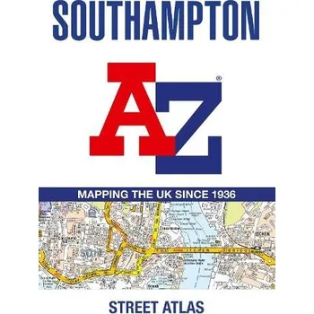 Cizojazyčná kniha Southampton A-Z Street Atlas - A-Z Maps
