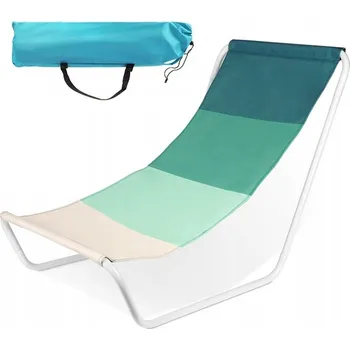 Zahradní lehátko LEHÁTKO TURISTICKÁ PŘENOSNÁ ZAHRADNÍ ŽIDLE + TAŠKA