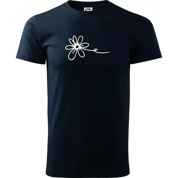 Kopretina - Triko extra velké (5-8XL) - 7XL ( Námořní modrá (velmi tmavá - téměř černá) )