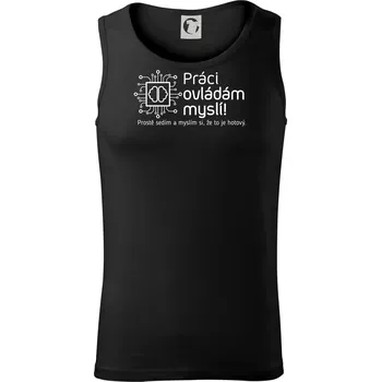Pánské termoprádlo Práci ovládám myslí - Tílko pánské Core - S ( Černá )