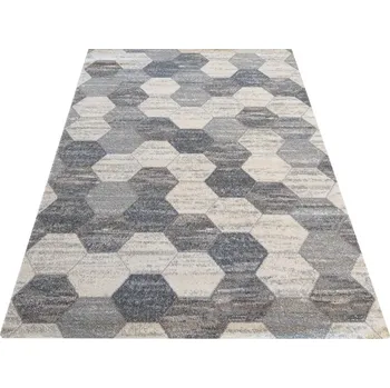 Koberec Makro Abra Moderní kusový koberec VISTA 02 šedý Rozměr: 160x220 cm