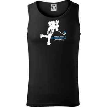 Jednou budu hokejová legenda - Tílko pánské Core - 2XL ( Černá )