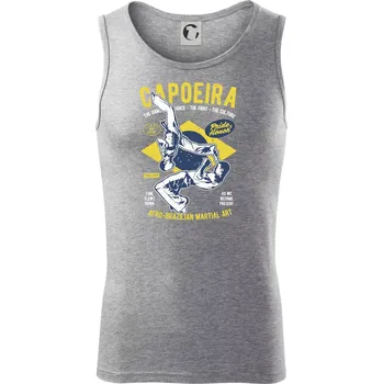 Capoeira Afro-brazil art - Tílko pánské Core - L ( Tmavě šedý melír )