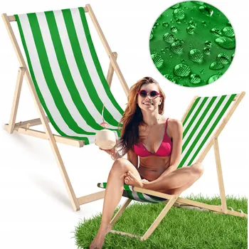 Zahradní lehátko Allbag vícebarevné dřevěné Lehátko