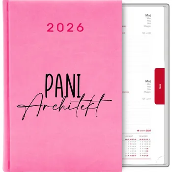 Kalendář Knižkový kalendář 2026 A5 růžový