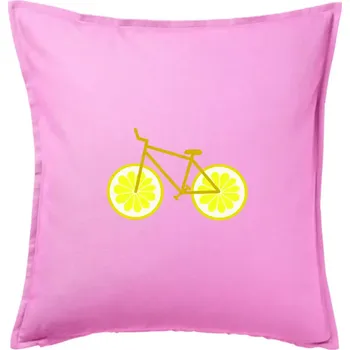Polštář Kolo citrón (Moňas) - Polštář 50x50 - 50x50 - Pouze potah ( Růžová )