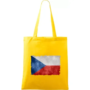 Česká vlajka stará - Taška bavlněná - 42 x 38 cm ( Žlutá )