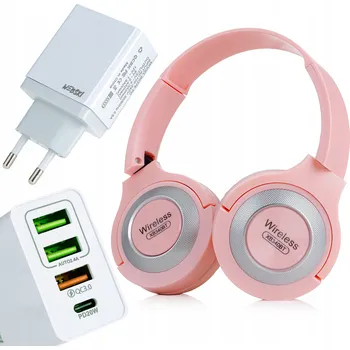 Sluchátka Bezdrátová sluchátka Bluetooth 5.0 Webski HZ340_PK$LAD_WB_4PORTY_WH