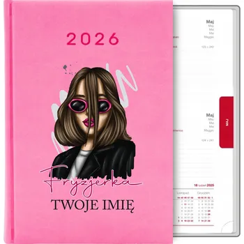 Kalendář Knižkový kalendář 2026 A5 růžový