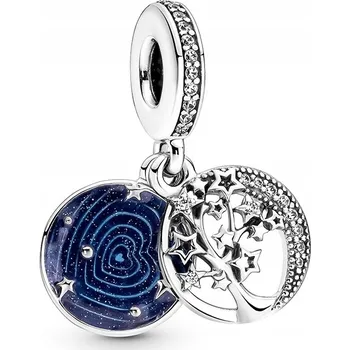 Přívěsek Přívěsek Strom, měsíc a galaxie, stříbro S925