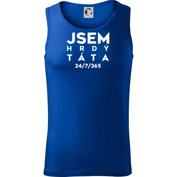 Pánské termoprádlo Jsem hrdý táta - Tílko pánské Core - L ( Královská modrá )