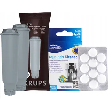 Kávovar Sada pro kávovary Krups - filtr KRUPS F08801 2ks, Cleaneo 10 Ks