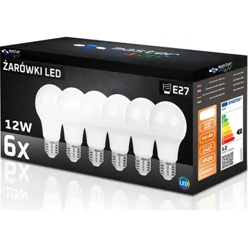 Žárovka Sada 6x LED žárovka E27 1050lm 12W baňka A60 230V