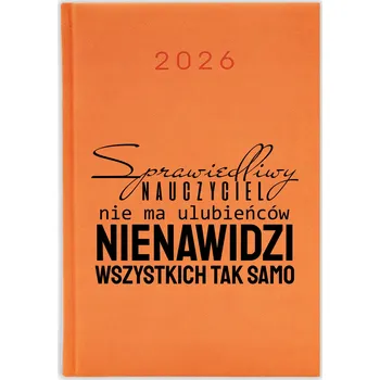 Diář Knižní diář pro učitele 2026 A5 oranžový