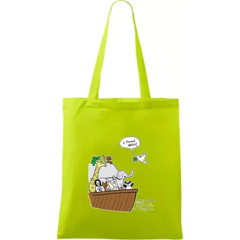 Pravda s Noemovou archou - Taška bavlněná - 42 x 38 cm ( Limetková )