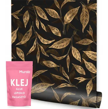 Fototapeta Tapeta Jemné Zlaté Listy Rostliny Příroda Vzor