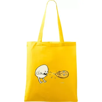 Vajíčko kejch - Taška bavlněná - 42 x 38 cm ( Žlutá )