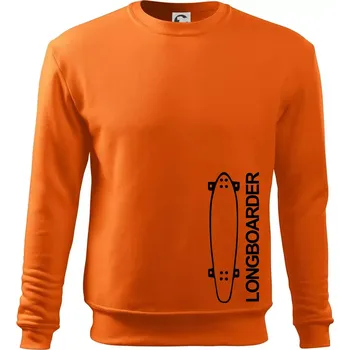 Pánská mikina Longboard na výšku - Mikina Essential pánská - S ( Oranžová )