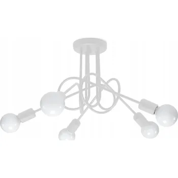 Lustr LOOP 5 bílý
