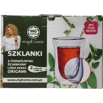 Sklenice Sklenice na kávu MG Home 280 ml 2 ks
