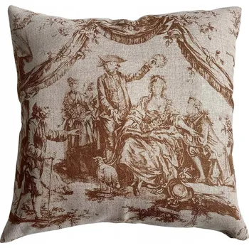 Polštář S POTISKEM POLŠTÁŘ Béžová bílá MariClo'