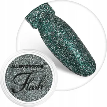 Prach Ozdoby Na Nechty Třpytky ALLEPAZNOKCIE 1g Flash Effect Č.5
