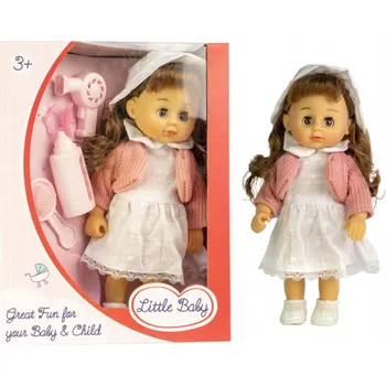 Panenka Panenka v šatech, sada doplňků, dlouhé vlasy