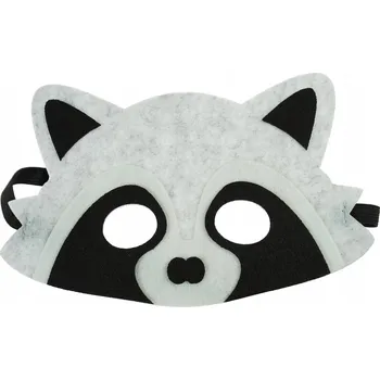 Karnevalový kostým Filcová maska Mýval – kostým na karnevalový bál