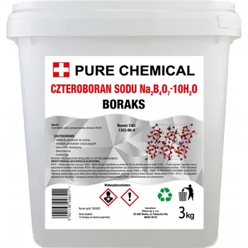 Čistič pračky Borax dekahydrát 99,99% čistota 3 kg