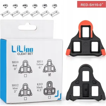 Pedál na kolo Kufry pro pedály kompatibilní s Shimano SM-SH10 červené 0°