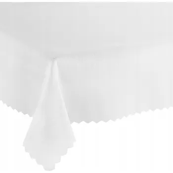 ubrus Ubrus odolný proti skvrnám 120x240 cm, Polský výrobek, bílá barva, vzor Prolen
