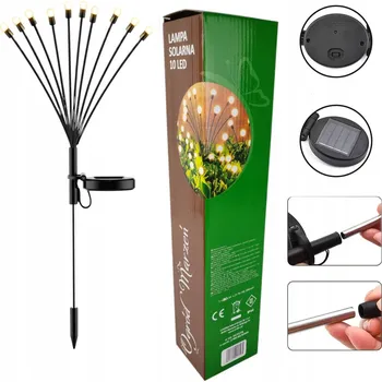 Venkovní osvětlení Solární lampa zapichovací Cortina bílá 73 cm 1 ks