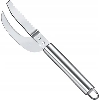 Kuchyňský nůž ŠKRABKA NA RYBY, RYBÁŘSKÝ NŮŽ NA ODSTRAŇOVÁNÍ ŠUPIN A VYKOSTĚNÍ XJ5428