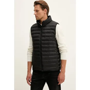 Dámská vesta Vesta Calvin Klein černá barva, přechodná, LV04LC509G 99X, vel. XL