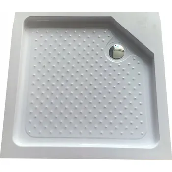 Sprchová vanička Sprchová vanička bílá 90x90 čtvercová se zesílením, výška 13 cm