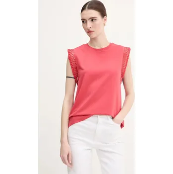 Top United Colors of Benetton dámský, růžová barva, 3IFVD10AC 38X, vel. XS