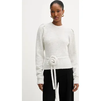 Dámský svetr Vlněný svetr Rotate dámský, šedá barva, 1142772344 09X, vel. XL