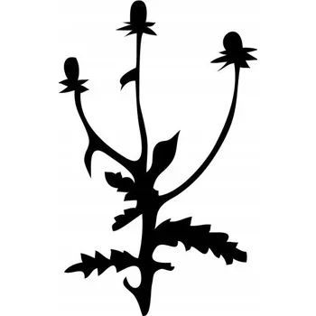 Samolepící dekorace Samolepka na stěnu polní květina 15x9cm